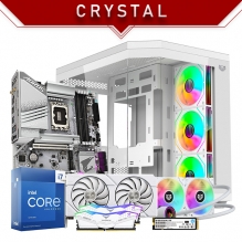 PC Gamer Crystal | Intel Core i7 14700KF | 32GB 6200Mhz | RTX 4070 | 1TB NVMe M.2